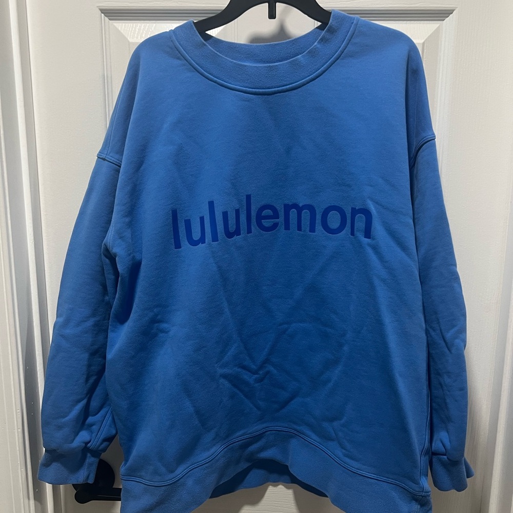 *SOLD* lululemon athletica Vibrant Blue Crewneck Sweater